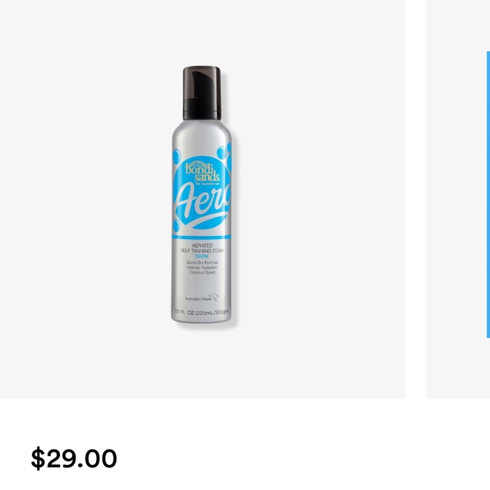 NEW bondi sands aero self tanner